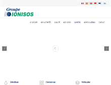 Tablet Screenshot of ionisos.com