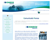 Tablet Screenshot of ionisos.es